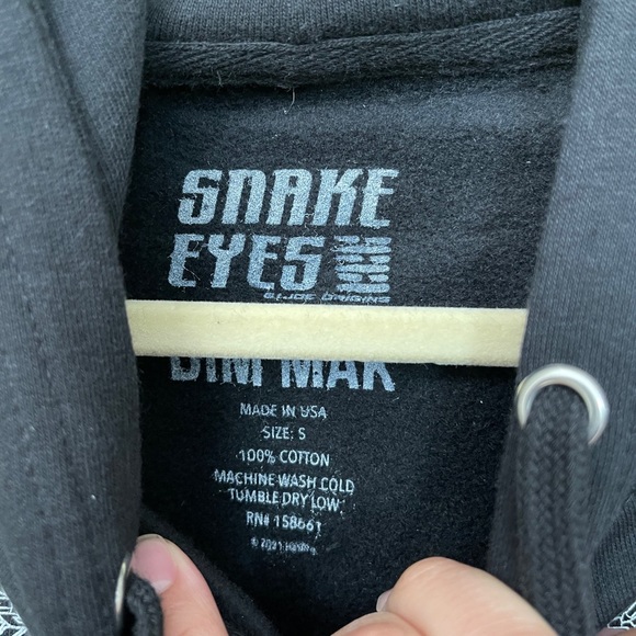 Dim Mak x Snake Eyes - Double Dragon Hoodie - Black - Picture 7 of 7